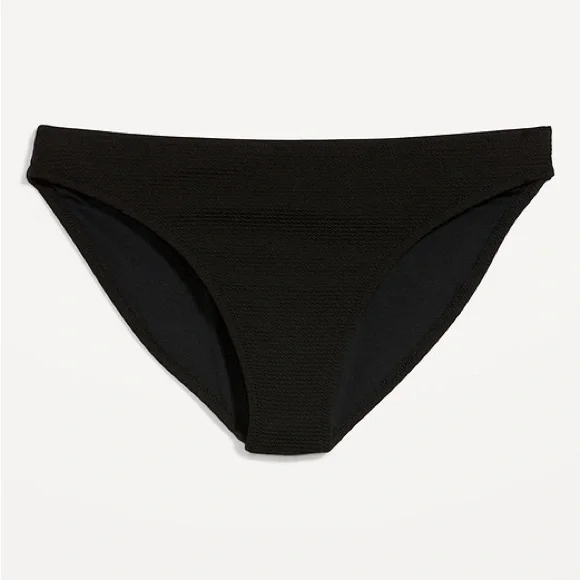 Old Navy Low-rise classic bikini swim bottoms XXL black bathing suit swimsuit - Picture 2 of 15
